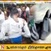 மகனின் உயிரை காப்பாற்ற ஜீப் வண்டியின் சில்லில் சிக்கி உயிரிழந்த தந்தை; இறுதி மரியாதை செலுத்த வந்த மகன்!