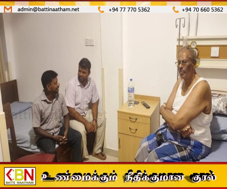 திடீர் சுகவீனமுற்ற மாவை சேனாதிராஜா வைத்தியசாலையில் அனுமதி