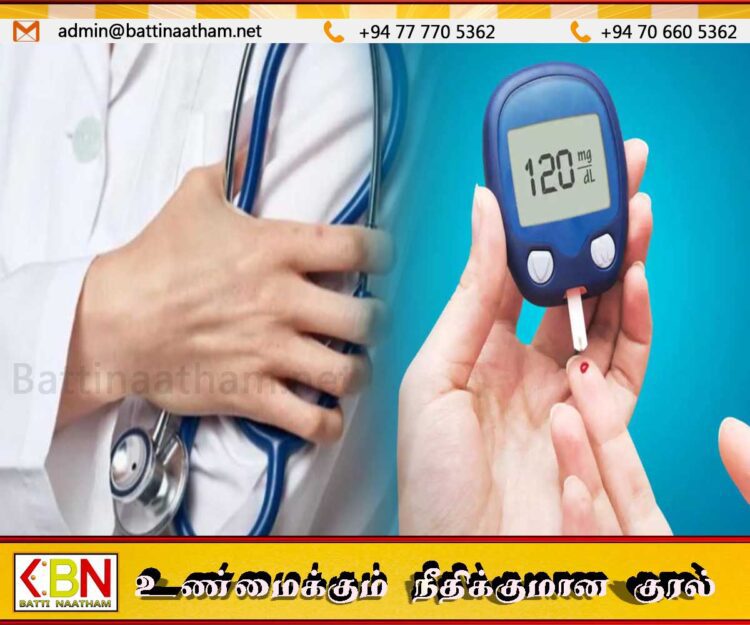 நாட்டில் நீரிழிவு நோயாளர்களின் எண்ணிக்கை அதிகரிப்பு
