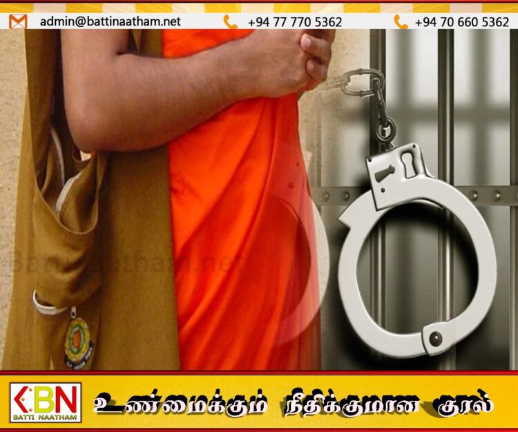 ஐந்து மாணவர்களை துஷ்பிரயோகத்திற்கு உட்படுத்திய குற்றச்சாட்டில் பிக்கு கைது