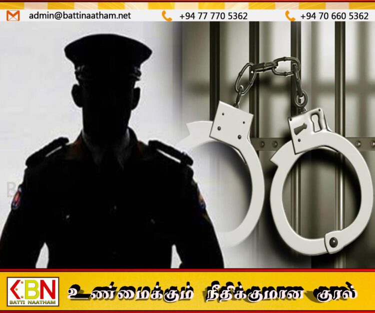 நபர் ஒருவரை பலமாக தாக்கி காயப்படுத்திய பொலிஸ் பரிசோதகரை கைது செய்ய விசாரணை