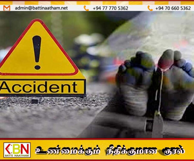 மோட்டார் சைக்கிள் ஒன்று வீதியில் பயணித்த  முச்சக்கரவண்டி ஒன்றில் மோதி இளைஞன் உயிரிழப்பு