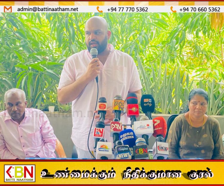 தமிழரசுக்கட்சியை அழிக்க புலம்பெயர் தொழிலதிபர்கள் சதி; சாணக்கியன் குற்றச்சாட்டு！