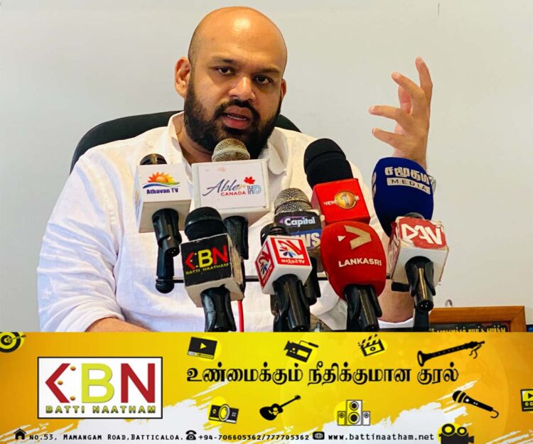மட்டு தமிழ் மக்களின் பிரச்சனைகளுக்கு தீர்வு பெற்றுக்கொடுத்தவன் நான்; சாணக்கியன் தெரிவிப்பு!
