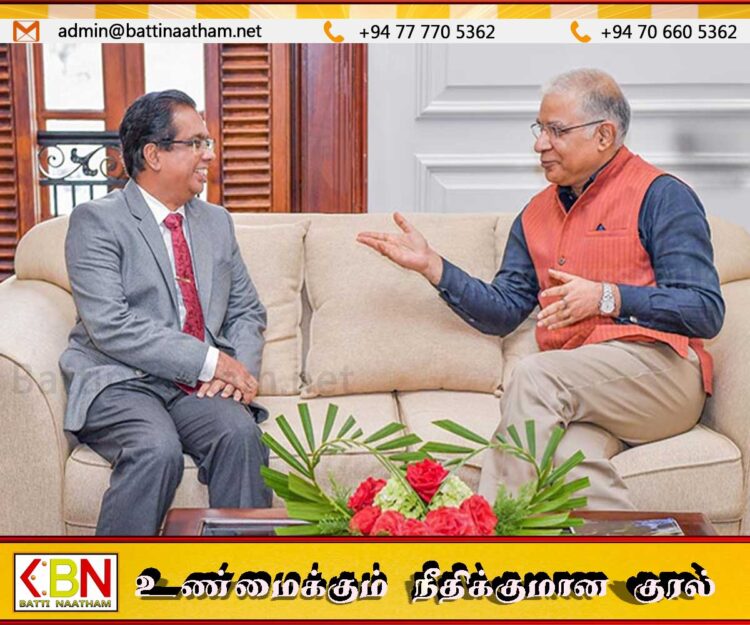 இந்திய உயர்ஸ்தானிகர் – ஜனாதிபதி செயலாளருக்கு இடையில் சந்திப்பு; இருநாட்டு மீனவர் பிரச்சினைக்கு நிலையாகத் தீர்வு காண்பதன் அவசியம் குறித்து ஆராய்வு