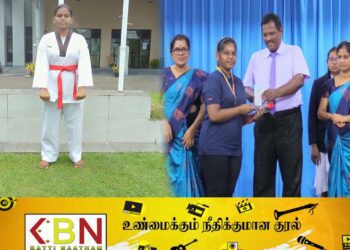தேசிய மட்ட கராத்தே போட்டியில் மட்டு வின்சன்ட் மகளீர் தேசிய பாடசாலை மாணவி  சாதனை!