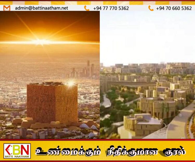 சவுதியில் உலகின் மிகப்பெரிய பிரமாண்ட கட்டிடம்