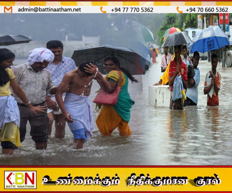 யாழில் தொடர்ச்சியாக பெய்து வரும் மழை; 15 குடும்பங்கள் பாதிப்பு