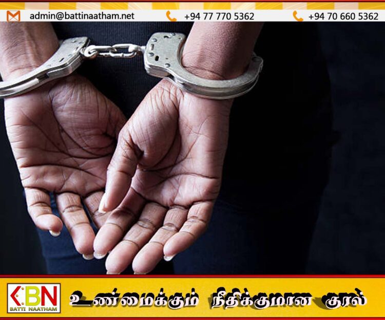 லண்டனில் இருந்து வவுனியா வந்த பெண் கைது