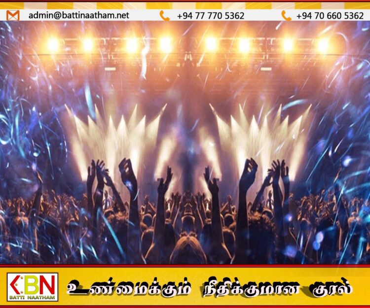 முல்லைத்தீவில் இந்தியக் கலைஞர்கள் பங்குபற்றும் மாபெரும் இசை நிகழ்ச்சி