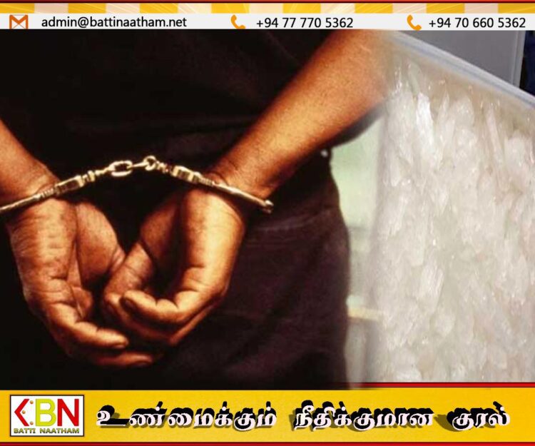 கம்பஹாவில் ஐஸ் போதைப்பொருளுடன் ஒருவர் கைது