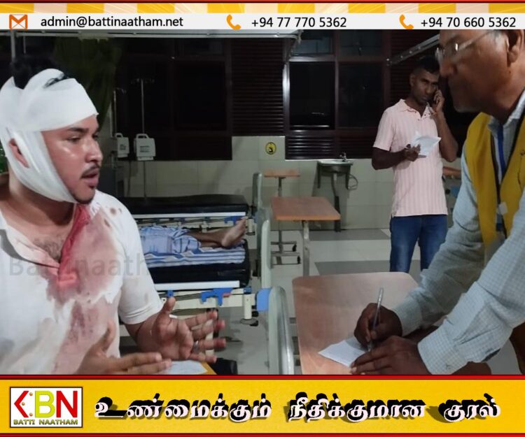 காத்தான்குடியில் ஸ்ரீ லங்கா முஸ்லிம் காங்கிரஸ் ஆதரவாளர் மீது கத்தி குத்து தாக்குதல்