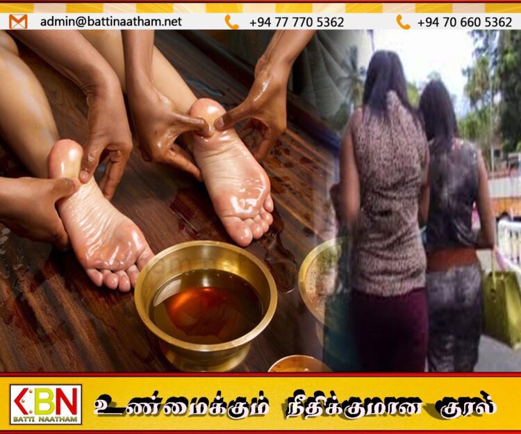 ஆயுர்வேத மசாஜ் நிலையம் என்ற போர்வையில் இயங்கி வந்த விபச்சார விடுதி; இரு பெண்கள் கைது