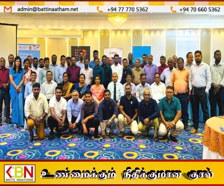 மட்டக்களப்பில் வெள்ள அனர்த்தத்திற்கு முன்னரான ஆயத்தம் தொடர்பில் செயலமர்வு