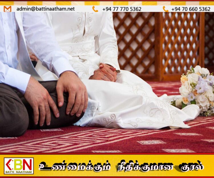முஸ்லிம் விவாக சட்டம் தொடர்பில் அரசின் நிலைப்பாடு