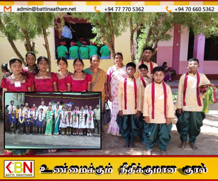 மட்டு பாலமீன்மடு விக்னேஸ்வரா வித்தியாலயத்தில் மாணவர்களை கெளரவிக்கும் நிகழ்வு