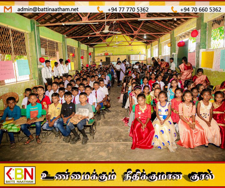 மட்டு மேற்கு கல்வி வலய இருட்டுச் சோலைமடு விஷ்ணு வித்தியாலயத்தில் ஆங்கில விழா