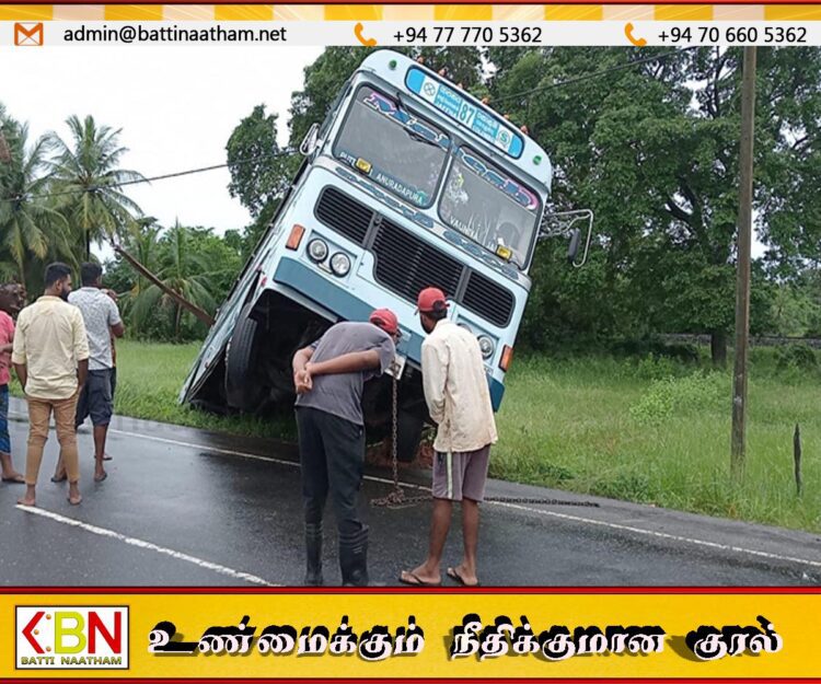 கொழும்பிலிருந்து யாழ் சென்ற பேருந்து விபத்து; ஒருவர் உயிரிழப்பு