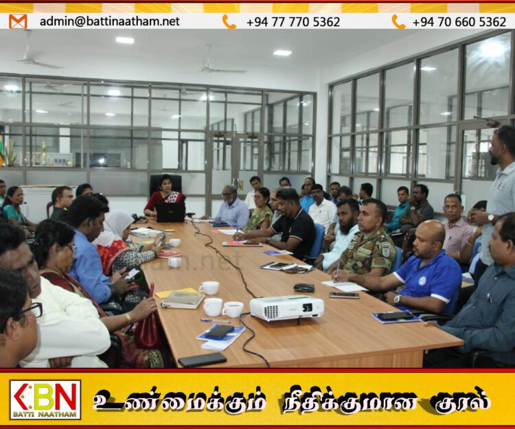 மட்டக்களப்பு மாவட்ட அனர்த்த நிலைமை தொடர்பாக விசேட கலந்துரையாடல்