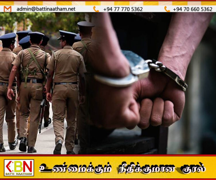பொலிஸ் பரிசோதகர் இலஞ்சம் பெற்ற குற்றச்சாட்டில் கைது