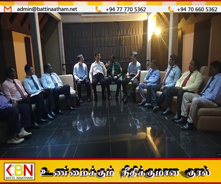 சீனத் தூதுவருக்கும் மட்டு மாவட்ட சிவில் சமூகத்தினருக்கும் இடையில் சந்திப்பு