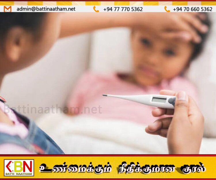 சிறுவர்களிடையே வைரஸ் காய்ச்சல் பாதிப்பு