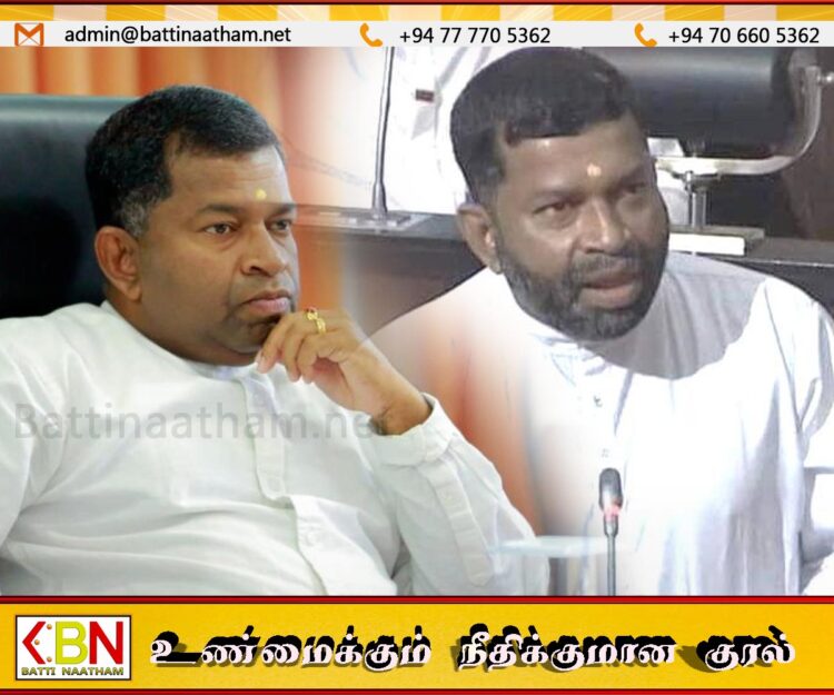 கடைசியில் இருந்து பார்க்கும் போது முதலாவதாக இருக்கும் பிள்ளையானின் பாராளுமன்ற செயற்பாடுகள்