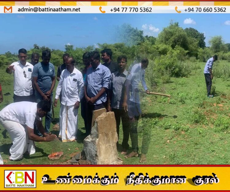 மாவீரர் நினைவேந்தல் நிகழ்வுக்கு தயாராகும் சம்பூர் துயிலுமில்லம்