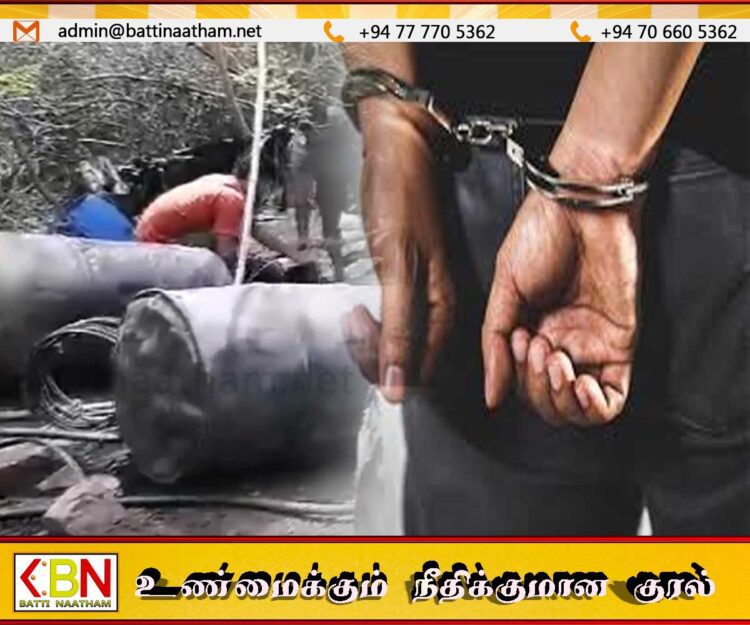 சட்டவிரோத மதுபான உற்பத்தியில் ஈடுபட்ட இருவர் கைது