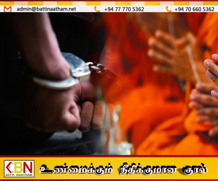 தேரரை மிரட்டி பணம் பெற்ற இளைஞர்கள் கைது
