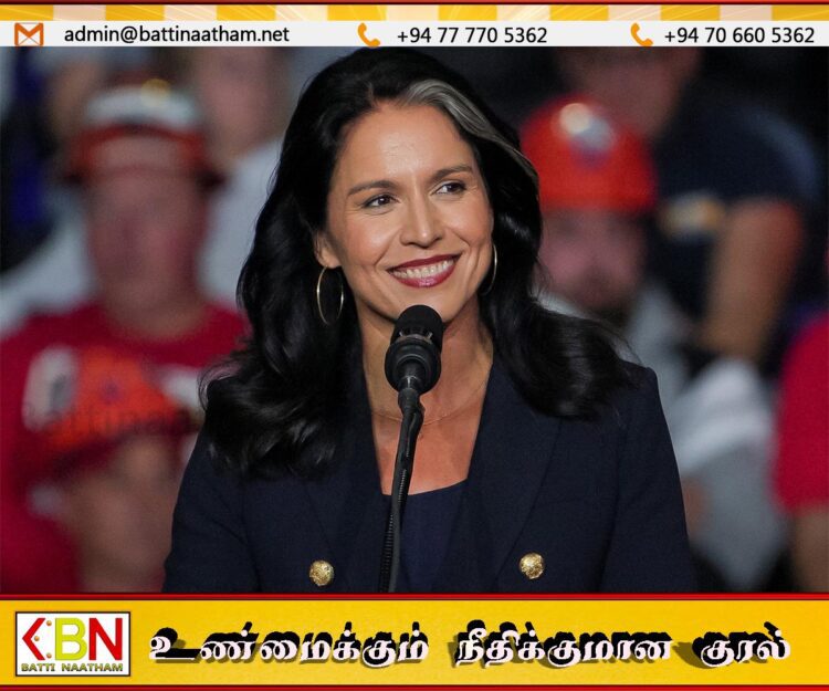 அமெரிக்க தேசிய உளவுத்துறை இயக்குனராக துளசி நியமனம்