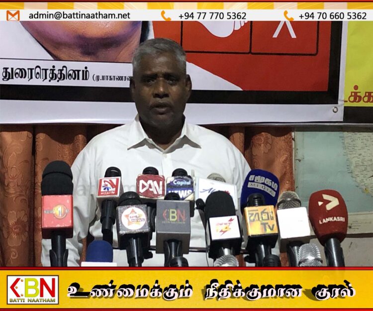 யாருக்கு வாக்களிக்க போகின்றீர்கள்? ; துரைரெத்தினம் கேள்வி