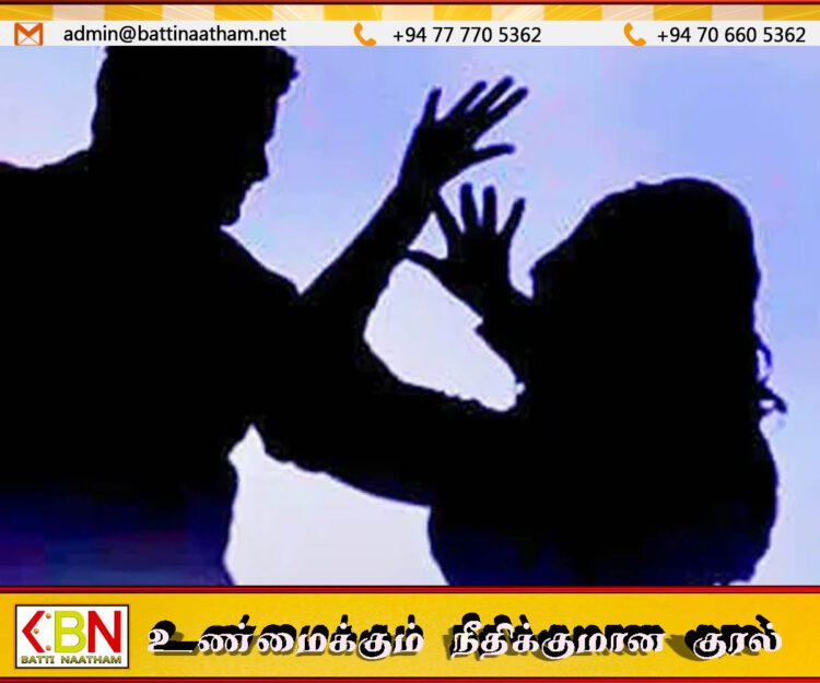 மனைவியின் வாயை வெட்டிய கணவன்