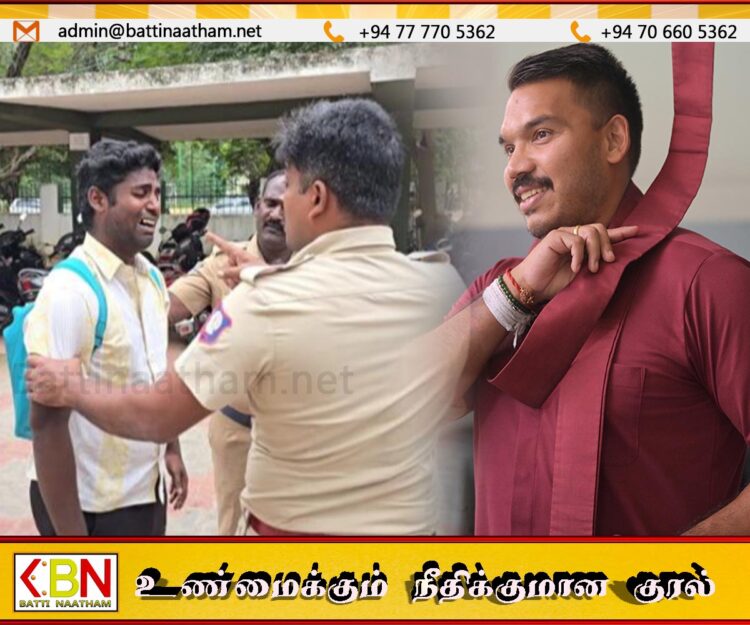 இந்தியாவில் நாட்டுக்கு அனுப்புமாறு கோரி ஆர்ப்பாட்டம் செய்த இளைஞனுக்கு ஆதரவாக குரல் எழுப்பியுள்ள நாமல்