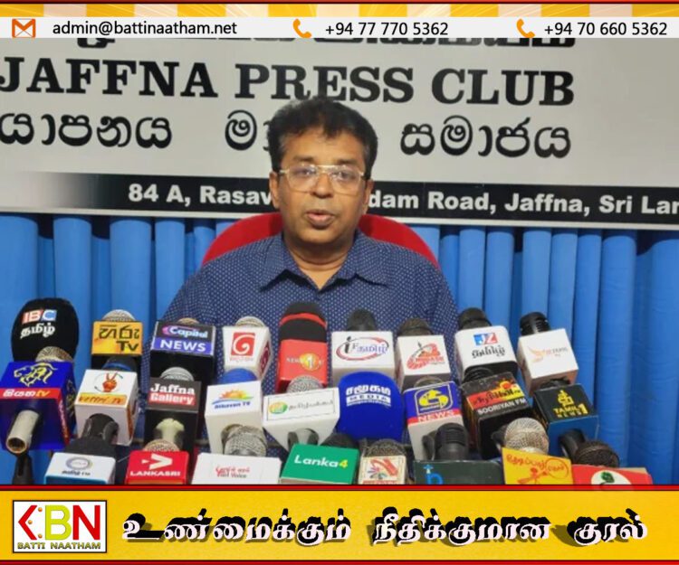 விக்னேஸ்வரனுக்கு ஏற்பட்ட நிலைமையே அர்ச்சுனாவுக்கும் ; அருள் ஜெயேந்திரன்