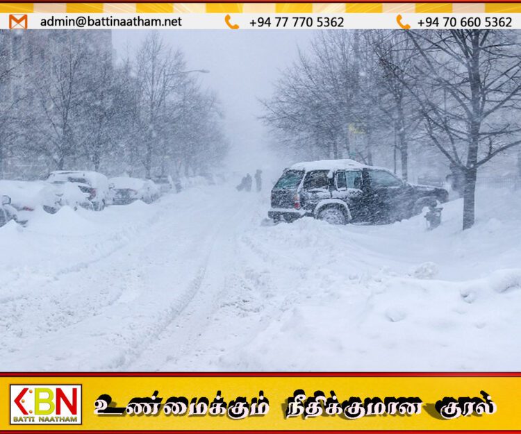 கனடாவில் பனிப்பொழிவு தொடர்பில் பொதுமக்களுக்கு எச்சரிக்கை