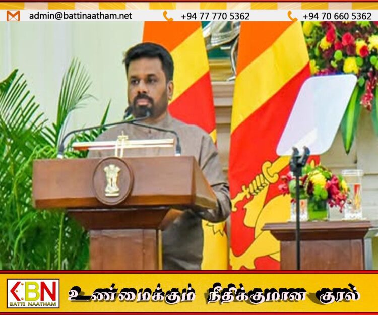 இந்திய விஜயத்தில் ஜனாதிபதி அநுர ஆற்றிய உரை