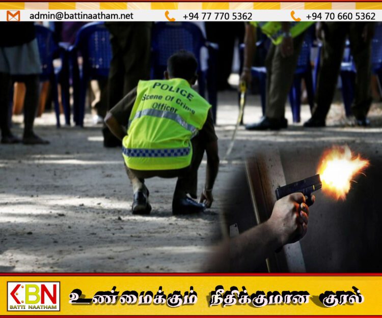 வீடொன்றுக்குள் புகுந்த கும்பல்; கணவன் – மனைவி மீது துப்பாக்கி பிரயோகம்