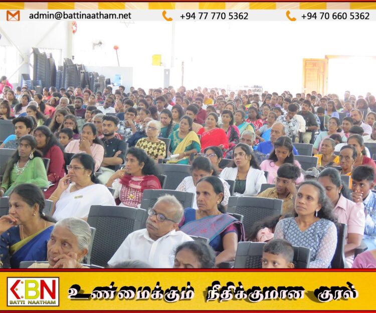 மட்டக்களப்பில் பலத்த பாதுகாப்புக்கு மத்தியில் சீயோன் தேவாலயத்தில் நத்தார் வழிபாடு
