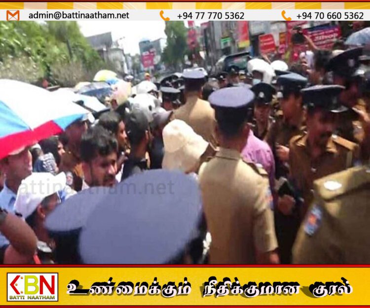 இசுறுபாய கல்வி அமைச்சுக்கு முன் பதற்றம்; மூவர் கைது