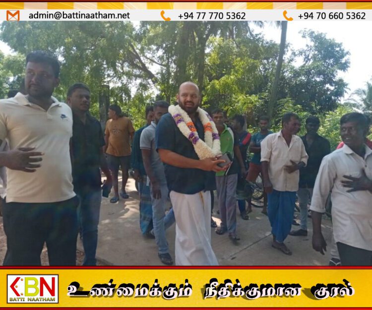 மட்டக்களப்பில் நிலவும் சட்ட விரோத காணி அபகரிப்பு;  இரா.சாணக்கியன் கள விஜயம்