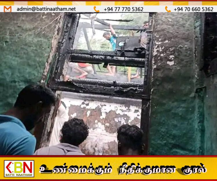 கபரகல தோட்ட லயன் குடியிருப்பில் தீப்பரவல்; 20 குடும்பங்கள் பாதிப்பு