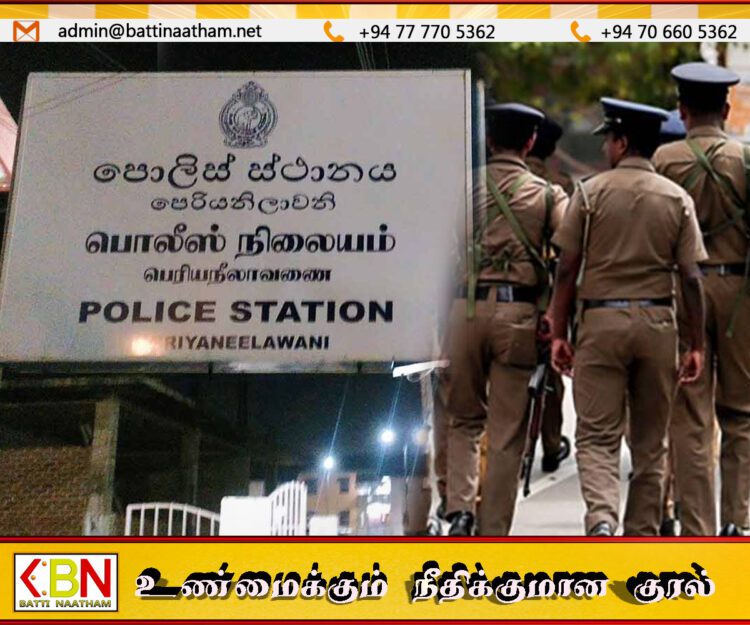 விசாரிக்க சென்ற பொலிஸார் மீது குழுவாக சேர்ந்து தாக்குதல்; பெரிய நீலாவணையில் சம்பவம்