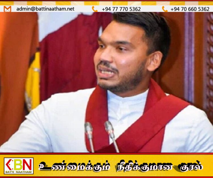 பாராளுமன்ற உறுப்பினர் பதவியை இராஜினாமா செய்வேன்; அமைச்சருக்கு சவால் விடுத்த நாமல் ராஜபக்ச