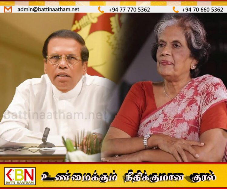 சந்திரிகாவிற்கு மைத்திரி கடிதம்; கட்சியை கட்டியெழுப்ப வருமாறு கோரிக்கை