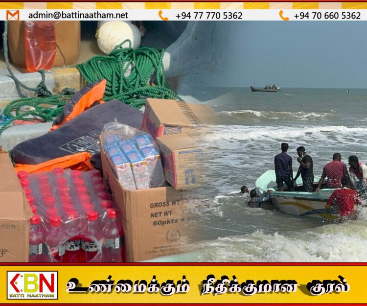 103 வெளிநாட்டு பயணிகள் அடங்கிய அகதிகள் படகு முல்லைத்தீவில் கரையொதுங்கியது
