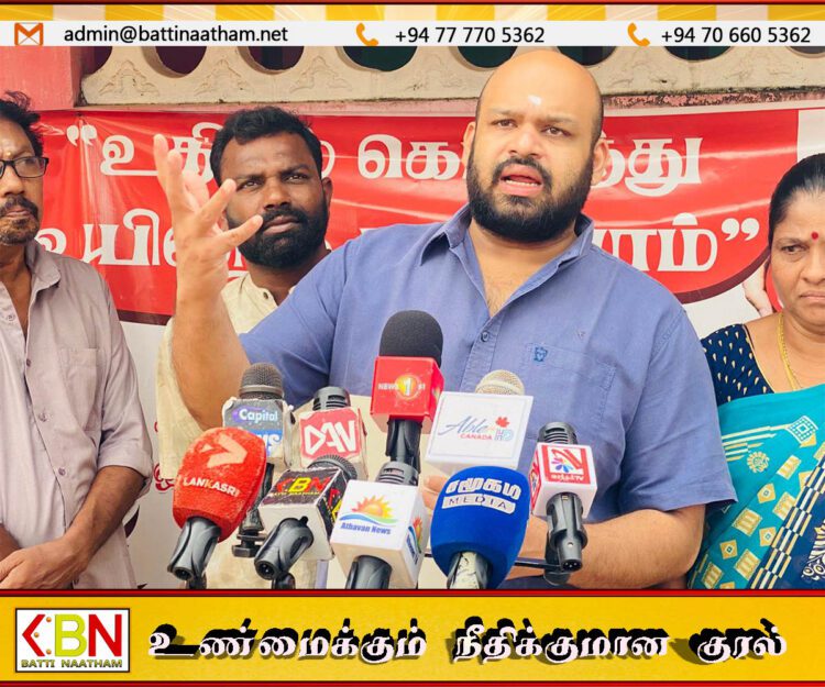 தமிழரசுக் கட்சிக்குள் இருக்கும் சில கோமாளிகளுக்காக கோமாளி ஊடகங்கள்; மாவை தொடர்பிலும் சாணக்கியன் குற்றச்சாட்டு (காணொளி)