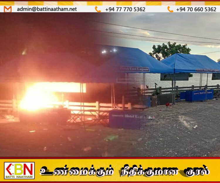 கல்லடிப் பால வர்த்தக நிலைய கூடாரங்கள் சேதப்படுத்தப்பட்ட விவகாரம்; ஒருவர் கைது
