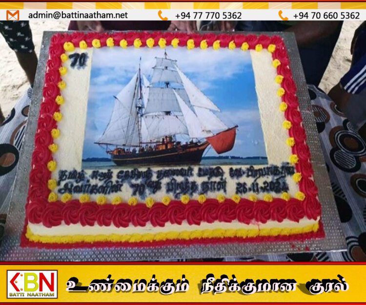 கேக் வெட்டியவர்களிடம் பொலிஸார் விசாரணை