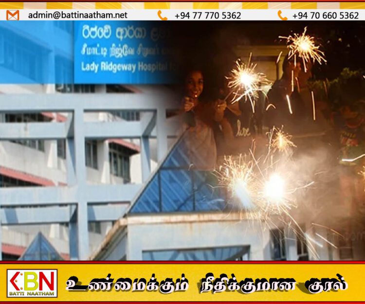 பட்டாசு விபத்துக்கள் அதிகரிப்பு; பெற்றோர்களுக்கு விடுக்கப்பட்டுள்ள அறிவுறுத்தல்